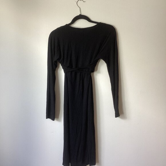Black Jersey Maternity / Nursing Dress by Jojo Maman Bebe - Picture 4 of 5
